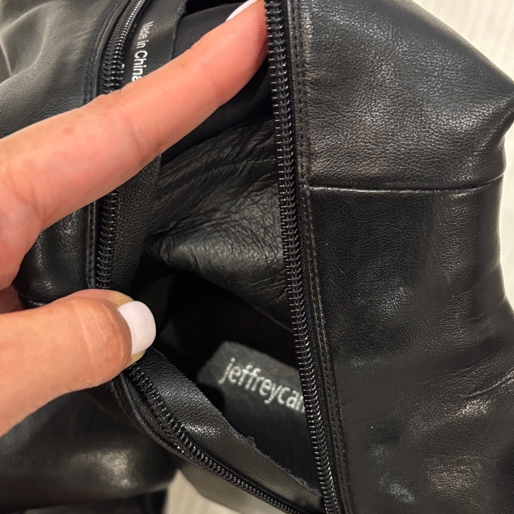 Jeffrey Campbell Daphne Second Skin Platform Boot in Black Size 8 - Picture 10 of 17